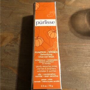 Purlisse Pumpkin Ginger Charcoal Mask - Vibrant Orange